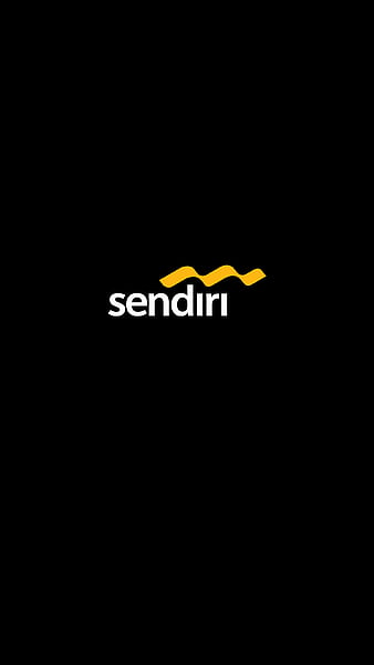 Sendiri, black, brands, local brands, logo, mandiri, simple, HD phone wallpaper