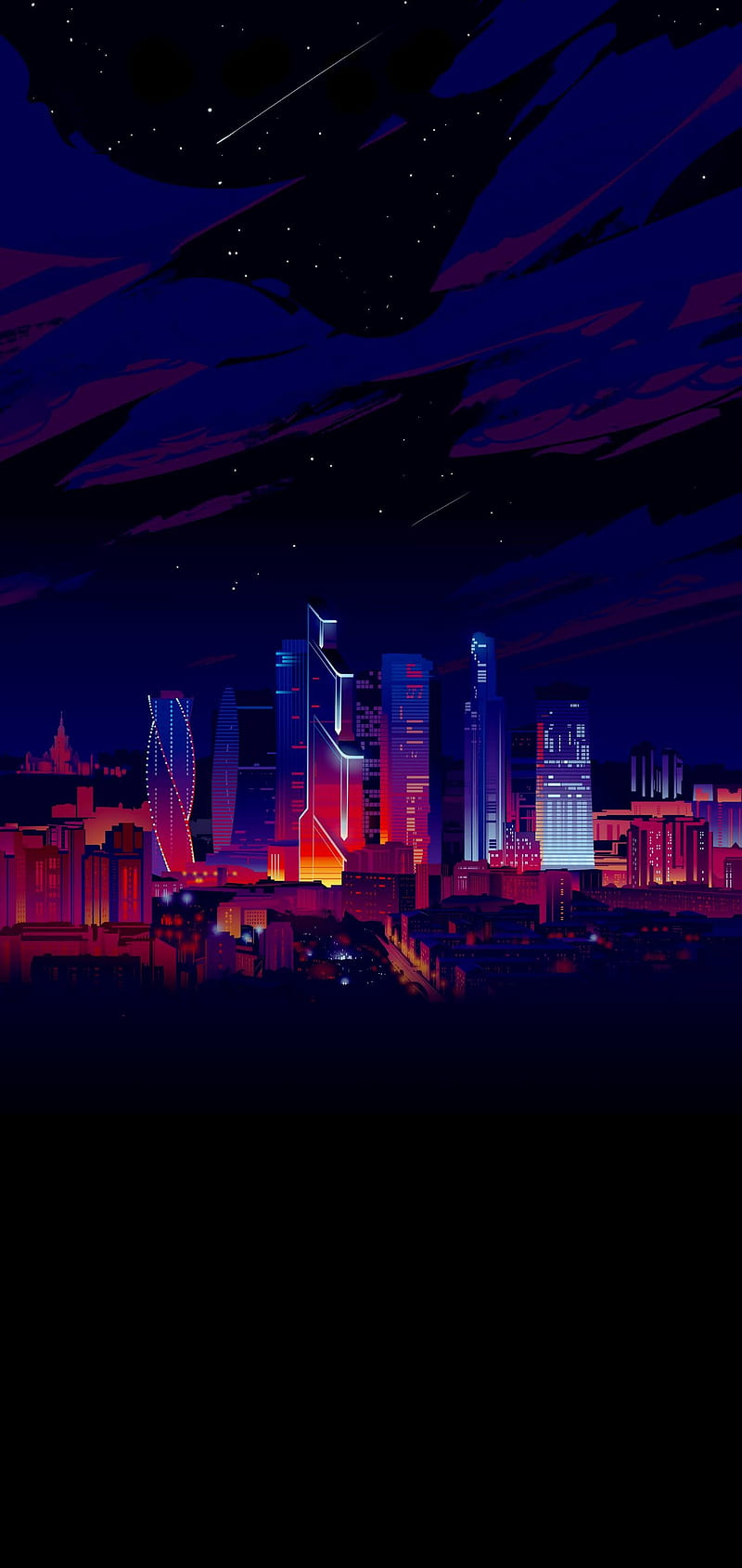 city abstract wallpaper hd