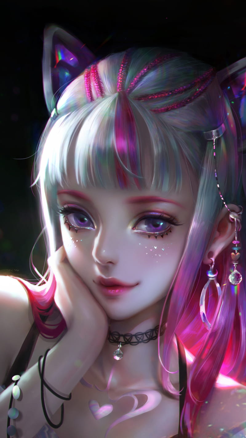 Anime Fantasy Girl Art, HD wallpaper | Peakpx