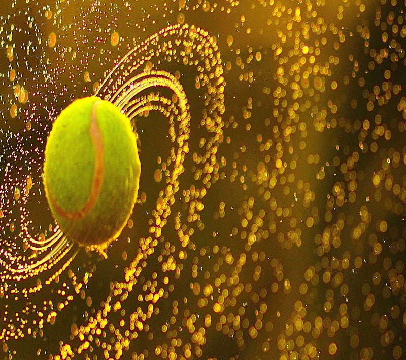 Nice Snap, ball, snapshot, tennis, water, HD wallpaper