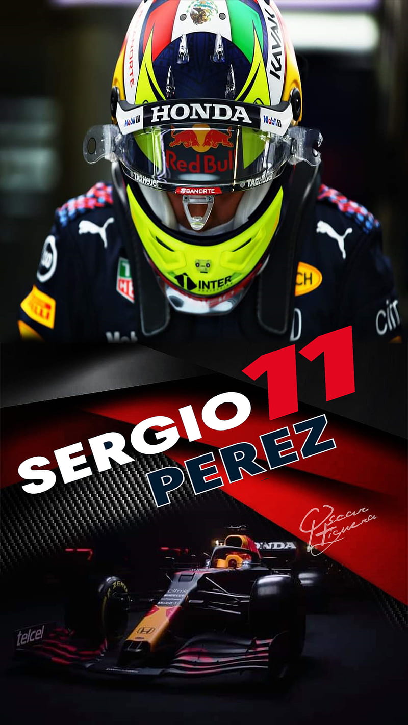 Checo Perez, formula 1, red bull, red bull racing, sergio perez, HD phone wallpaper