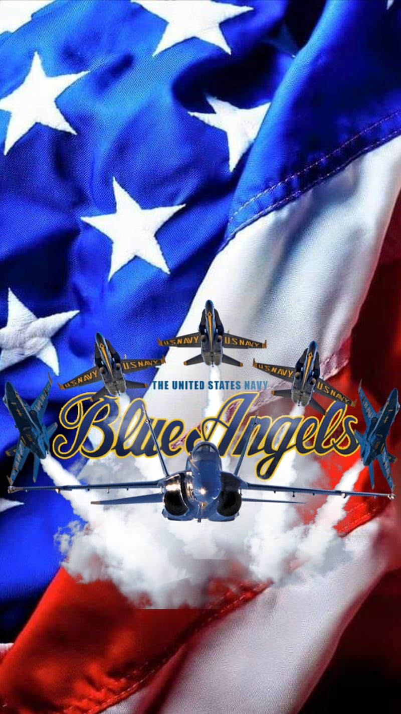 Blue Angels , american, blue angel jets, planes, HD phone wallpaper