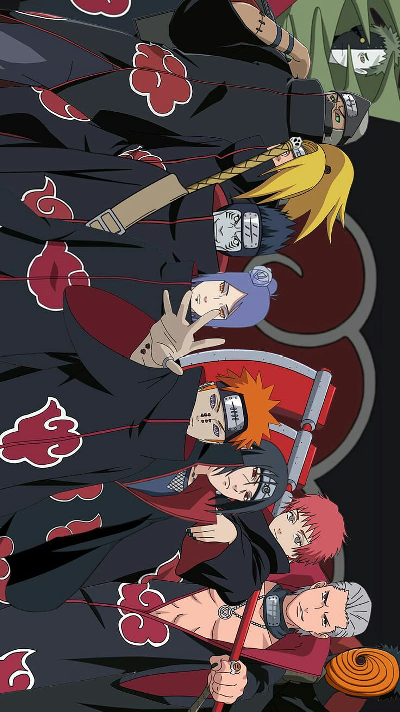 Akatsuki, anime, members, naruto, HD phone wallpaper