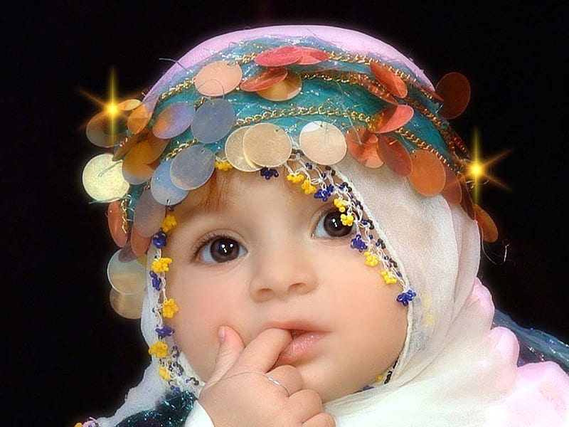 Lovely, muslim, bonito, baby, girl, HD wallpaper | Peakpx
