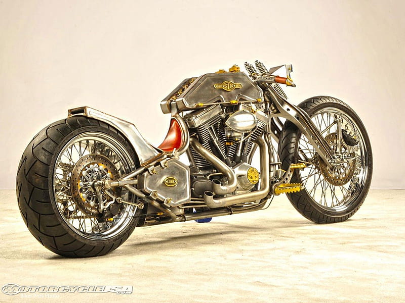 -Speedmetal-, Bike, Spoke Wheels, Custom, Shadetree, HD wallpaper