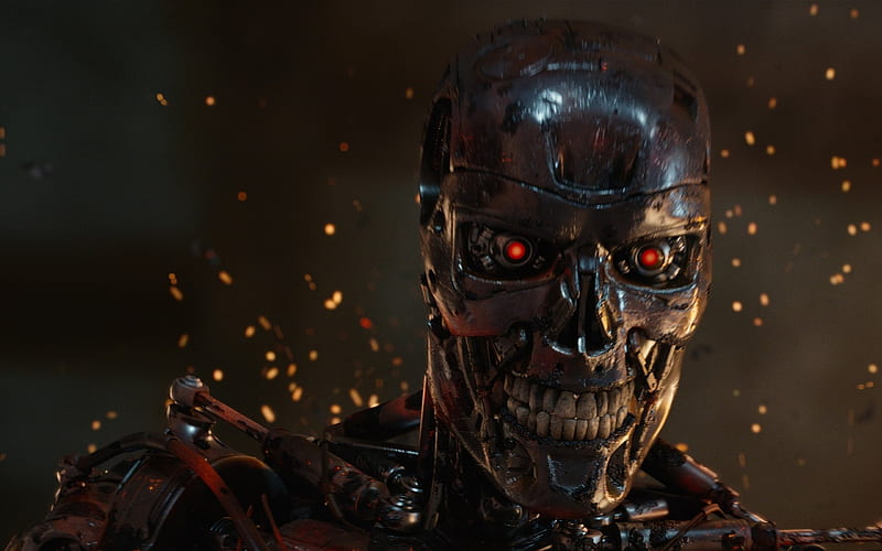 Terminator, arnold, robot, movie, HD wallpaper