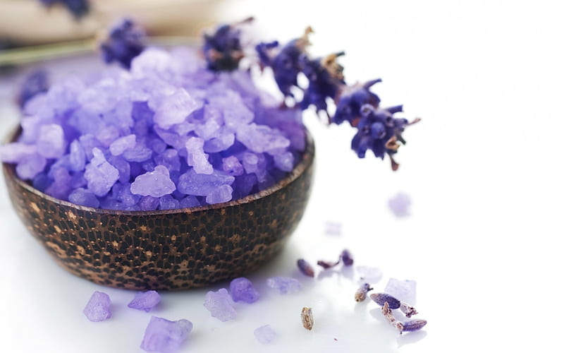 Lavender, flower, flowers, spa, scent, still-life, violet, HD wallpaper