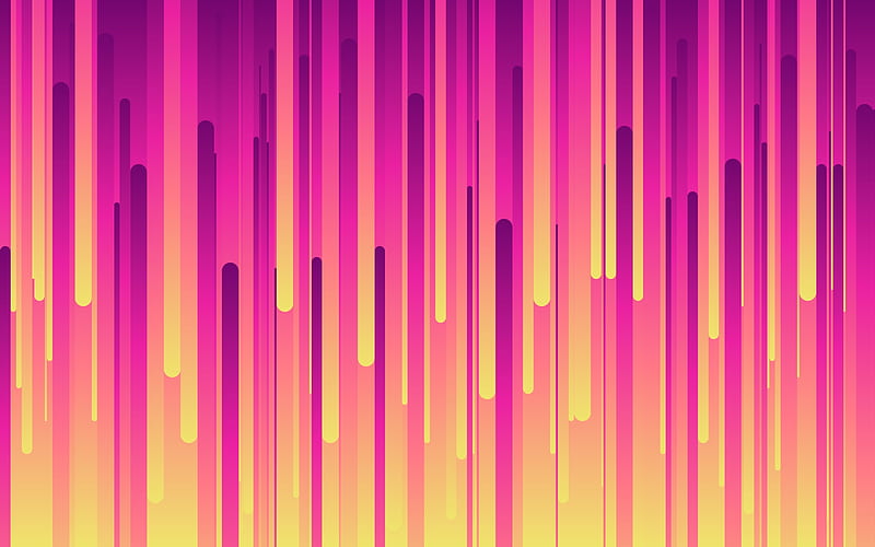 Purple Glowing Lines, HD wallpaper