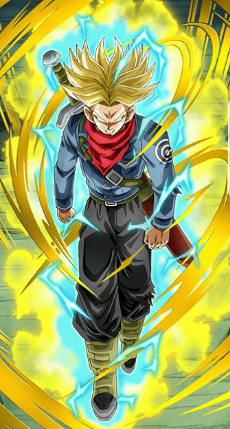 Super Saiyan Trunks, dbz, dragon ball, super saiyan rage, HD phone