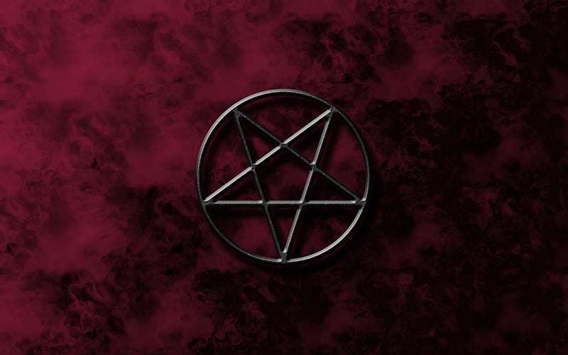 flaming pentagram, symbol, flaming, pentagram, witchcraft, HD wallpaper