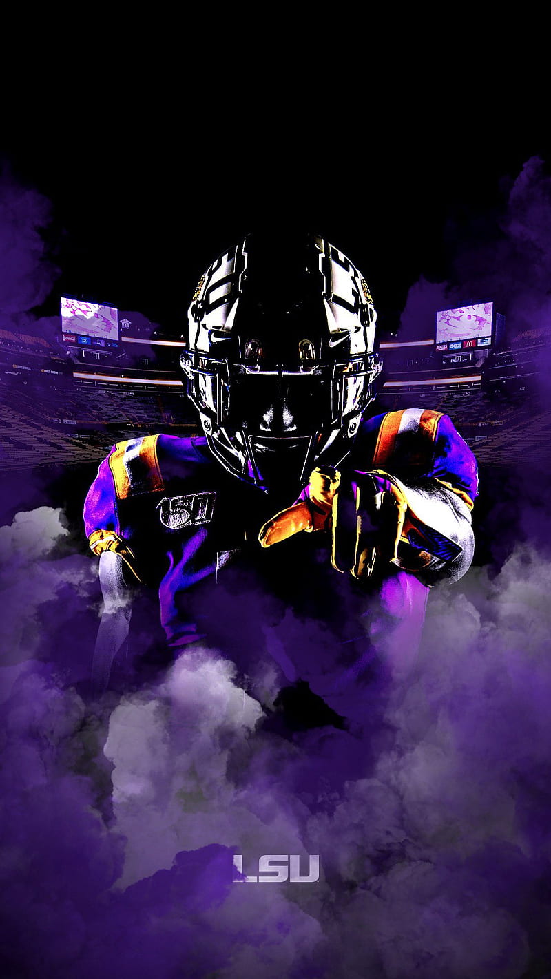 Put your digital screens in football mode by downloading some LSUthemed  wallpapers