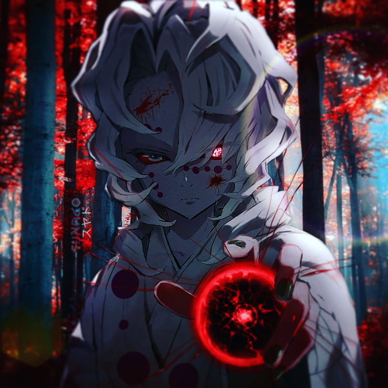 Anime Demon Slayer: Kimetsu no Yaiba Aranha Oni Ayaki Rui