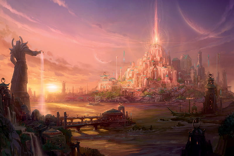 Warcraft, World Of Warcraft, City, HD wallpaper