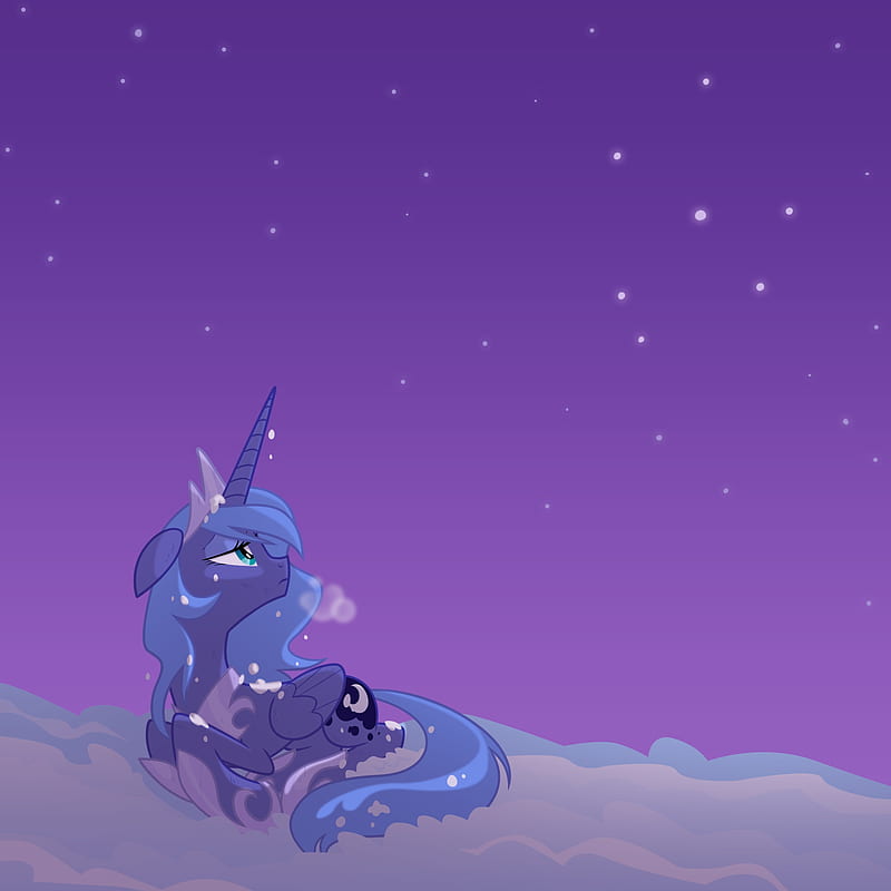My Little Pony, Princess Luna, fantasy art, HD mobile wallpaper