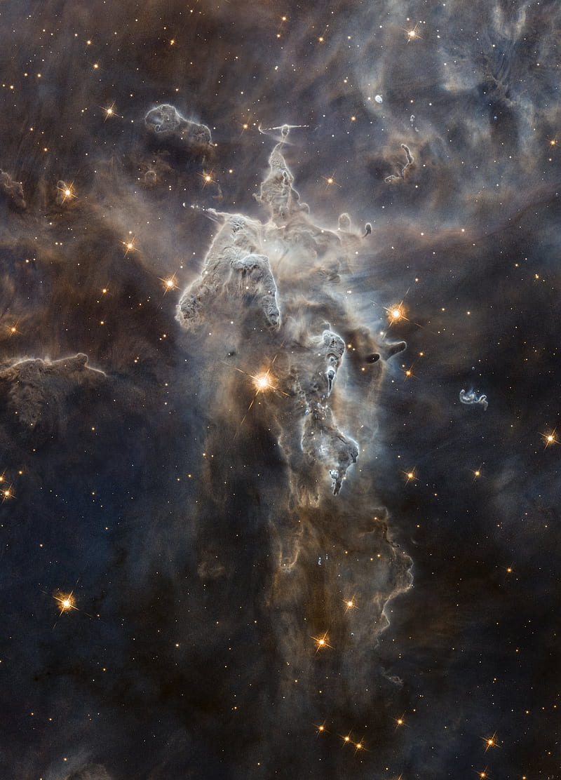 space, nebula, stars, glow, HD phone wallpaper