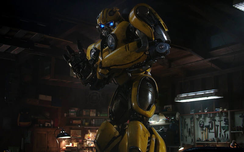 Bumblebee, poster, 2018 movie, Transformers Titans Return, HD wallpaper