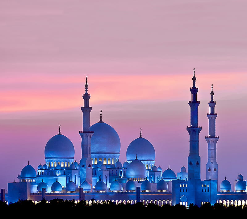 Abu Dhabi Mosque, allah, eid, islam, islamic, quran, ramadan, HD wallpaper