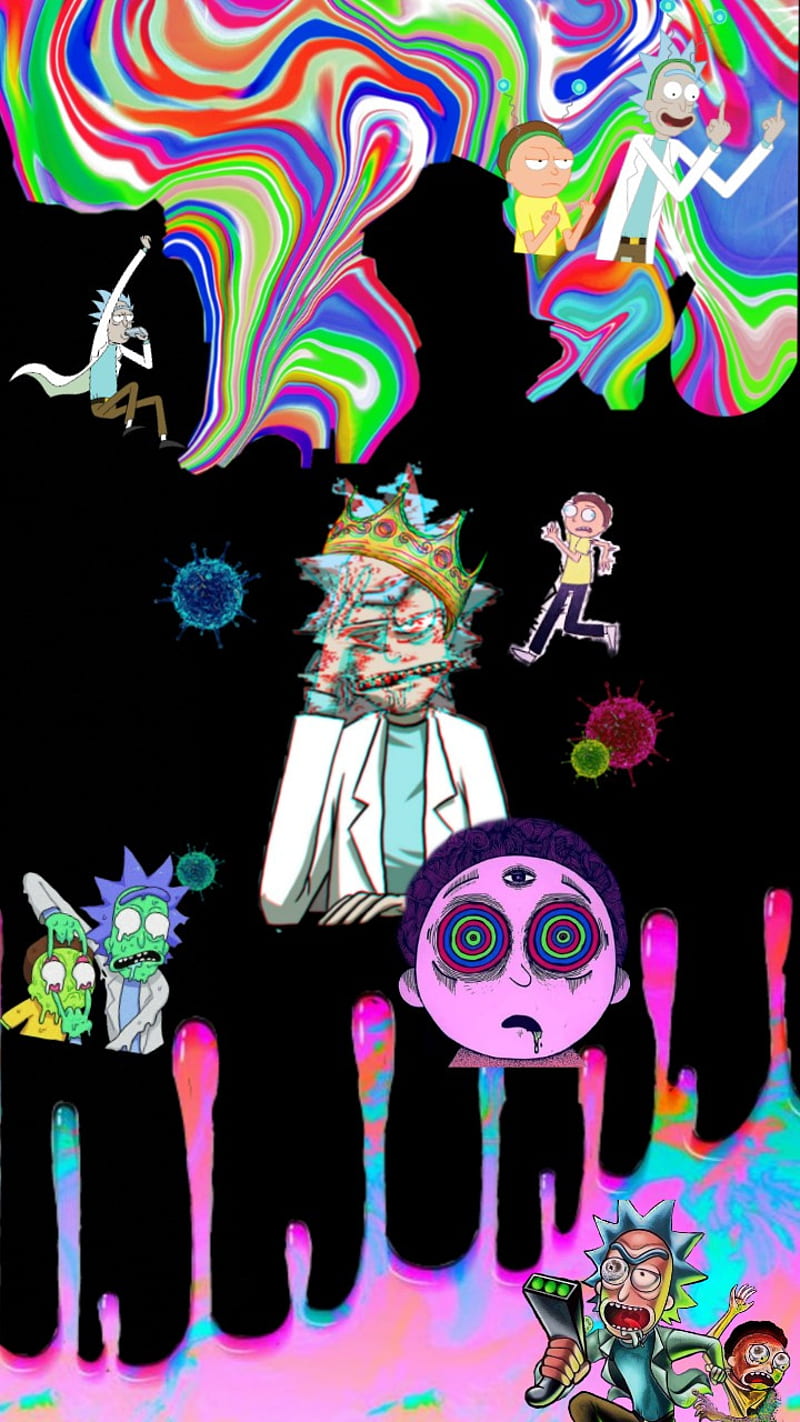 1920x1080px, 1080P free download | Rick and Morty trip, acid, cool ...