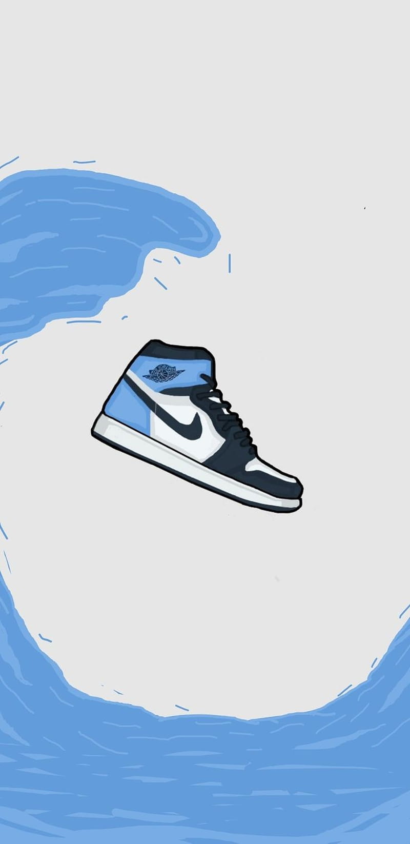 Jordan x Nike, blue, HD phone wallpaper