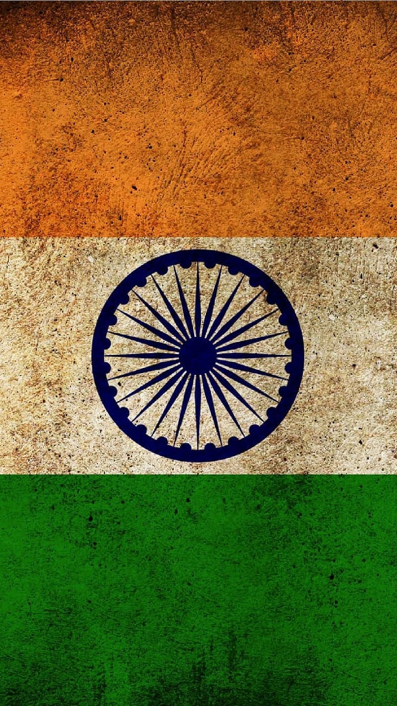 Indian Flag With Ashoka Chakra, indian flag , ashoka chakra, national flag, india flag, tiranga, india, HD phone wallpaper