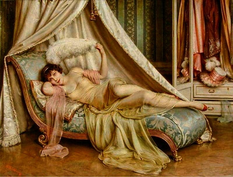 Charles Joseph Frederic Soulacroix (1858-1933), art, people, painting, woman, charles joseph frederic soulacroix, HD wallpaper