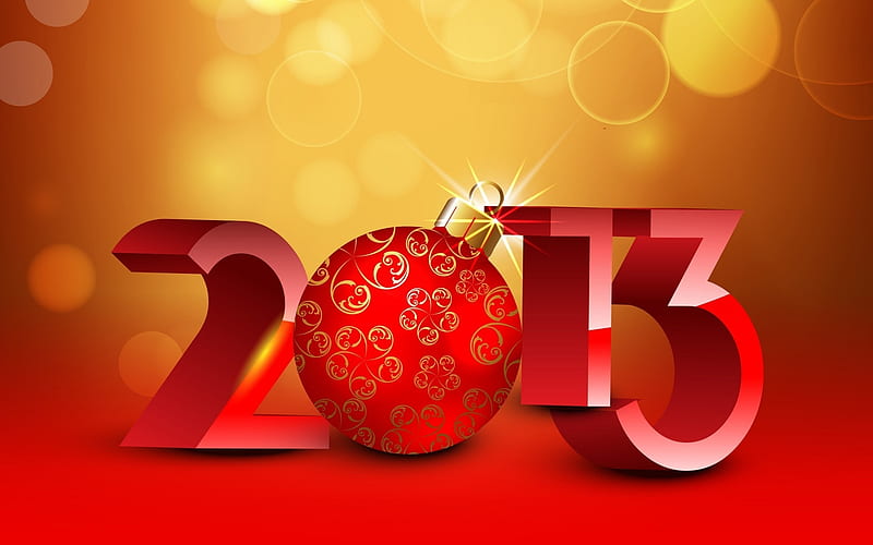 Happy New Year 2013 theme 17, HD wallpaper