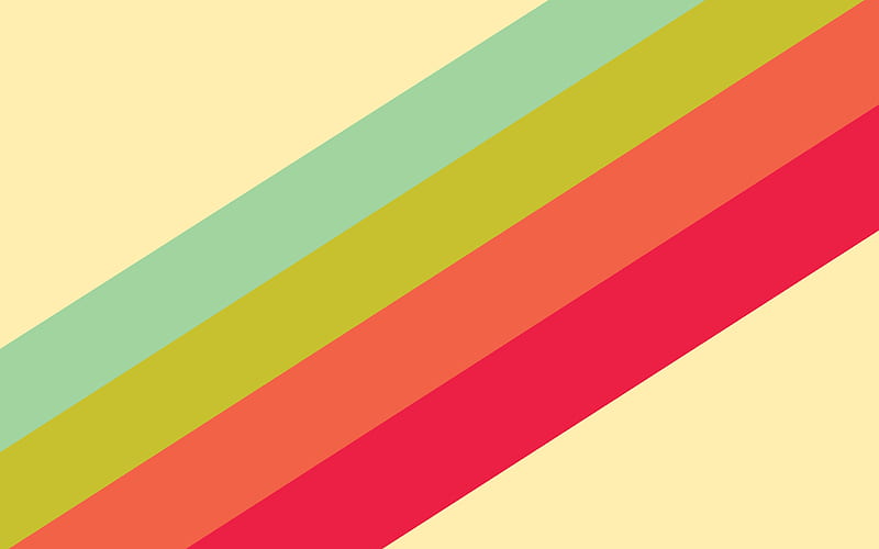 rainbow of colors, rainbow, minimal, colofull, simple, HD wallpaper