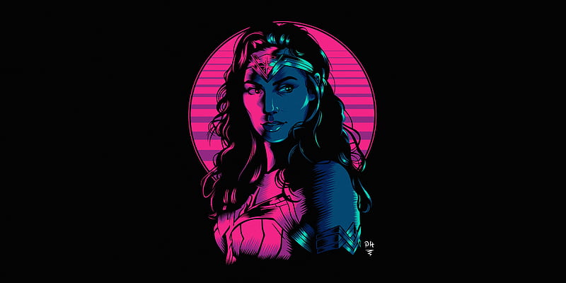 1984 Wonder Woman, HD wallpaper