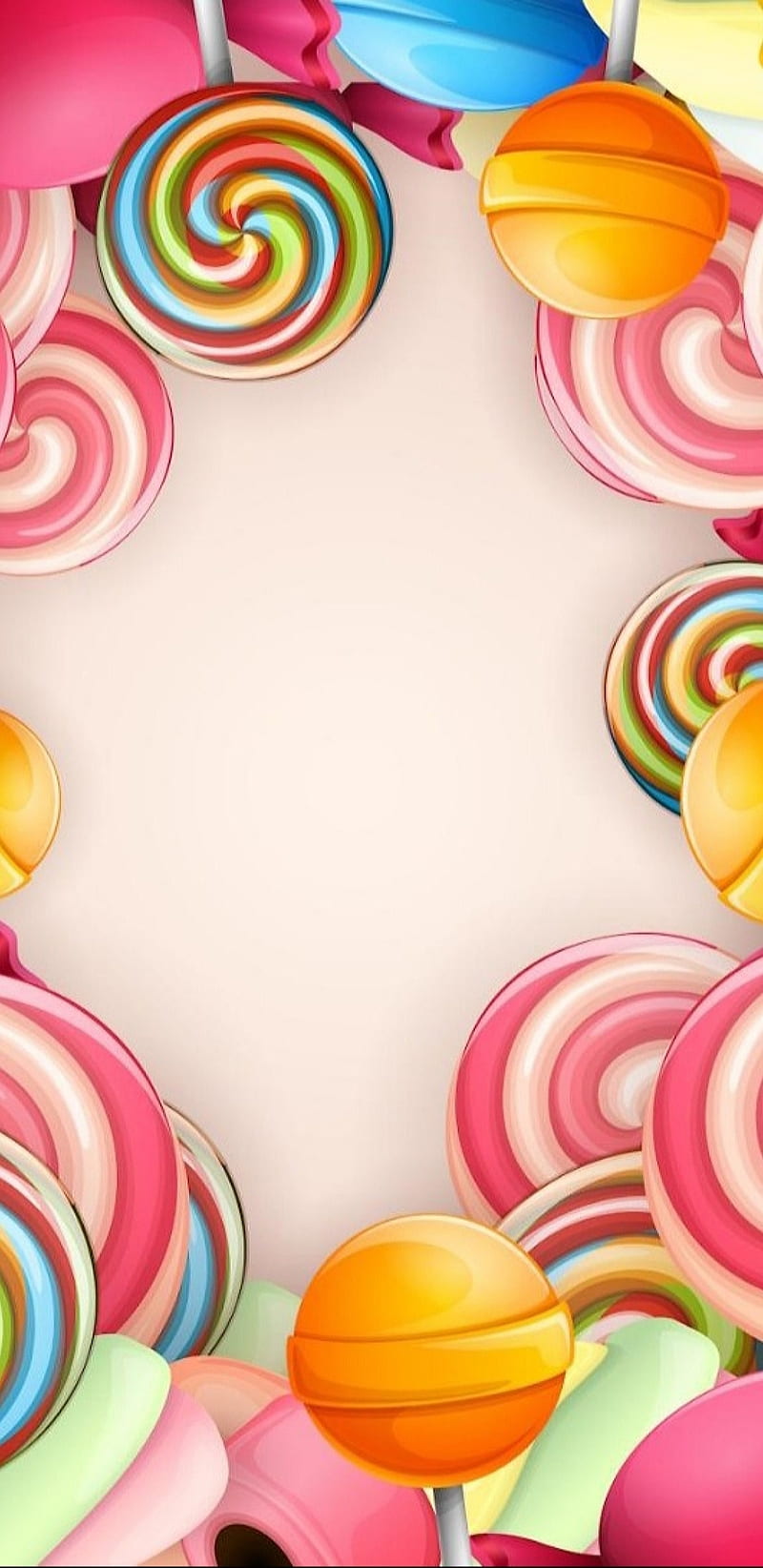 Yummy Candy 2, colourful, girly, lollipops, pink, pretty, sweet, HD phone wallpaper