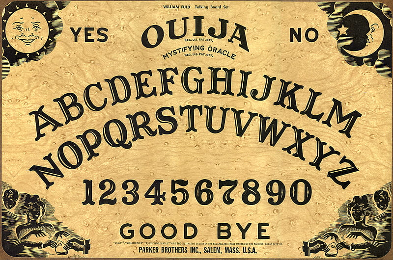 Ouija Board, creepy, paranormal, parker brothers, game, HD wallpaper