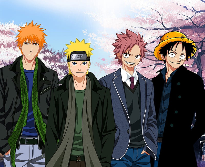 Gangsters Goku Naruto Zoro Roronoa Cosplay Sasuke Uzumaki Naruto Natsu Hd Wallpaper Peakpx