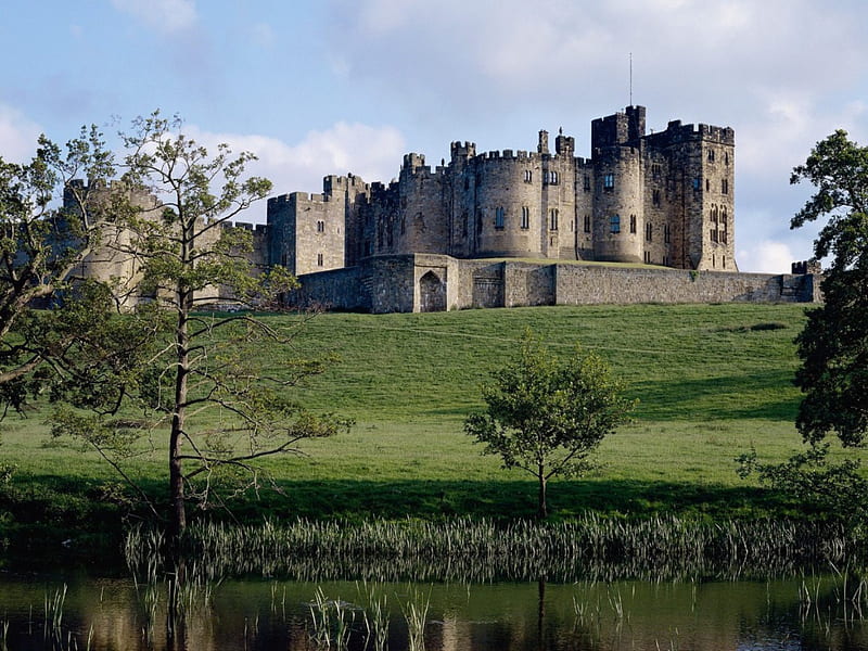 Northumberland Castle England, castle, england, northumberland, HD wallpaper