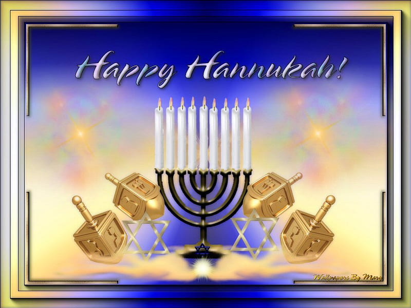 Hannukah Celebration, holidays, channukah, jewish, hannukah, judaism, HD wallpaper