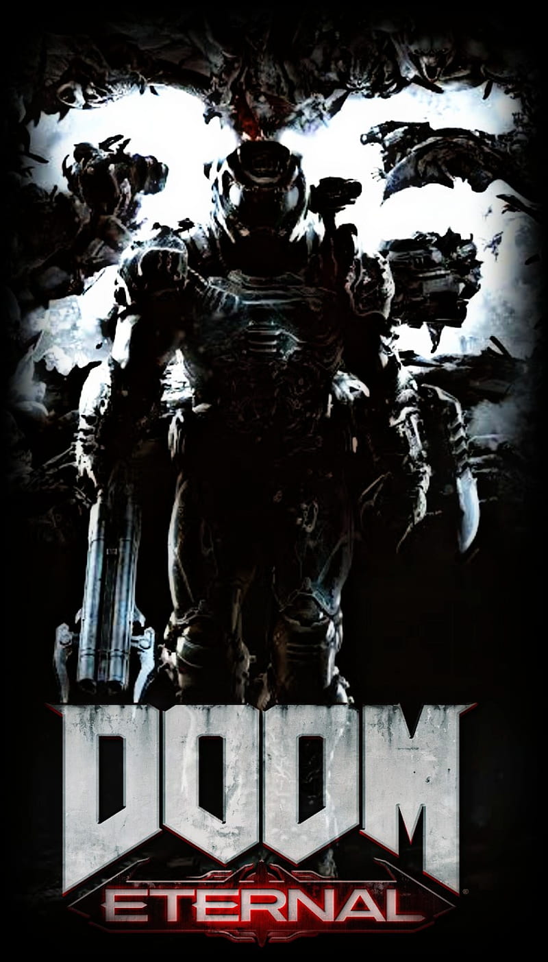 DOOM 5, 25 years, armor, demon, doom, doom eternal, doom guy, doom slayer,  game, HD phone wallpaper | Peakpx