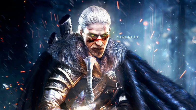 Geralt Of Rivia , geralt-of-rivia, the-witcher-3, games, artwork, artist, digital-art, behance, HD wallpaper
