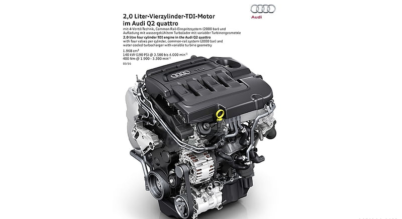 2017 Audi Q2 - 2.0L 4-Cylinder TDI Engine , car, HD wallpaper