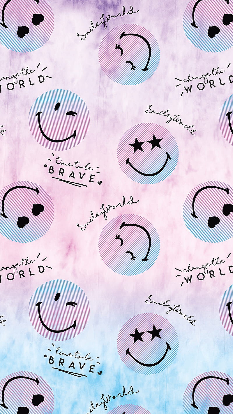 Be Brave, faces, happy, smiley, HD phone wallpaper | Peakpx