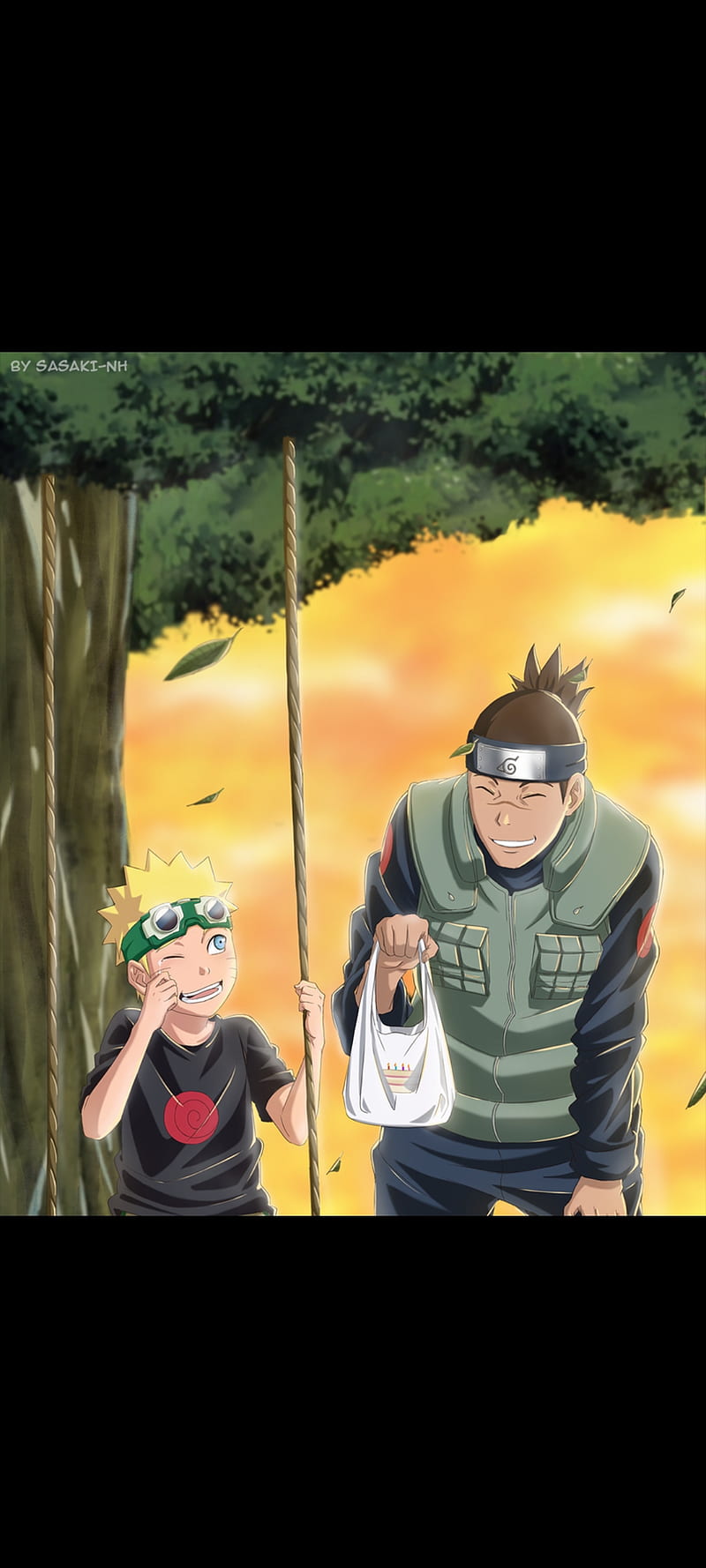 Naruto and iruka, anime, iruka sensei, HD phone wallpaper | Peakpx