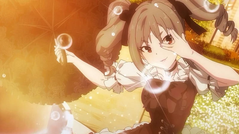 Kanzaki Ranko, Idol Master, Anime, Gotic, Goth, Idol, Ranko, Kanzaki, The Idolmaster, Girl, Cinderella Girls, Idolmaster, HD wallpaper