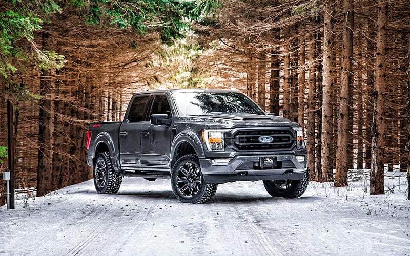 2021 Ford F 150 Front View Gray Pickup Truck New Gray F 150 F 150 Tuning Hd Wallpaper Peakpx