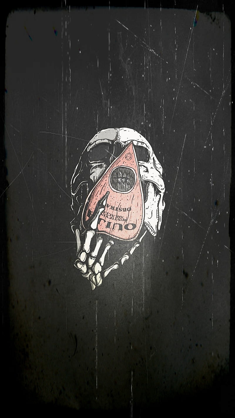 Speak to the dead, ouija, skull, HD phone wallpaper