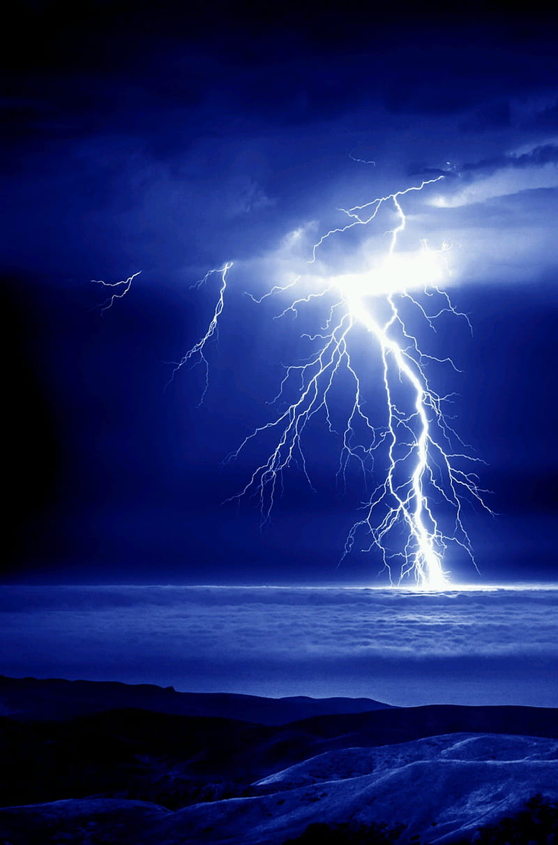 Thunder struck, beach, lightning, nature, paper, storm, strike, wall, HD  phone wallpaper | Peakpx