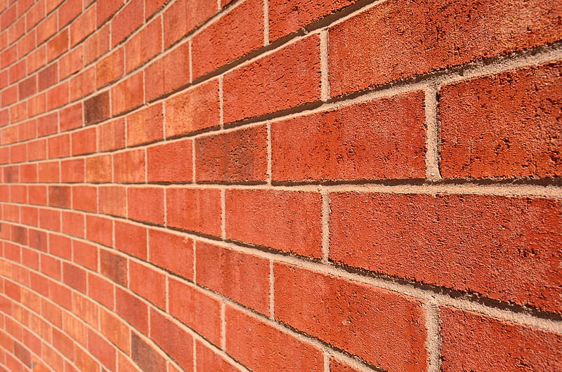 wall, brick, bend, rough, surface, texture, HD wallpaper