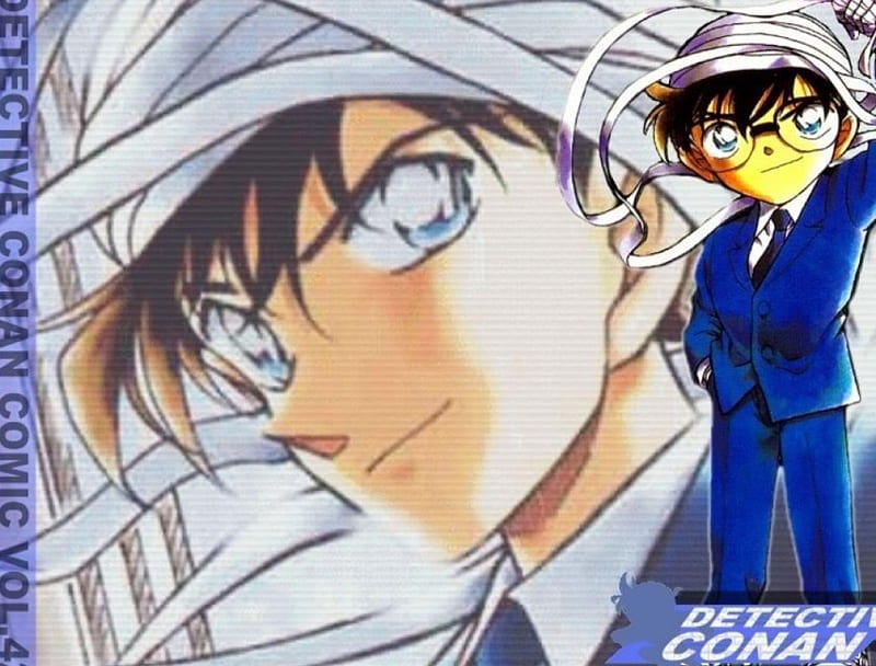 Detective Conan, Shinichi Kudo, Bandage, Conan Edogawa, Male, HD wallpaper