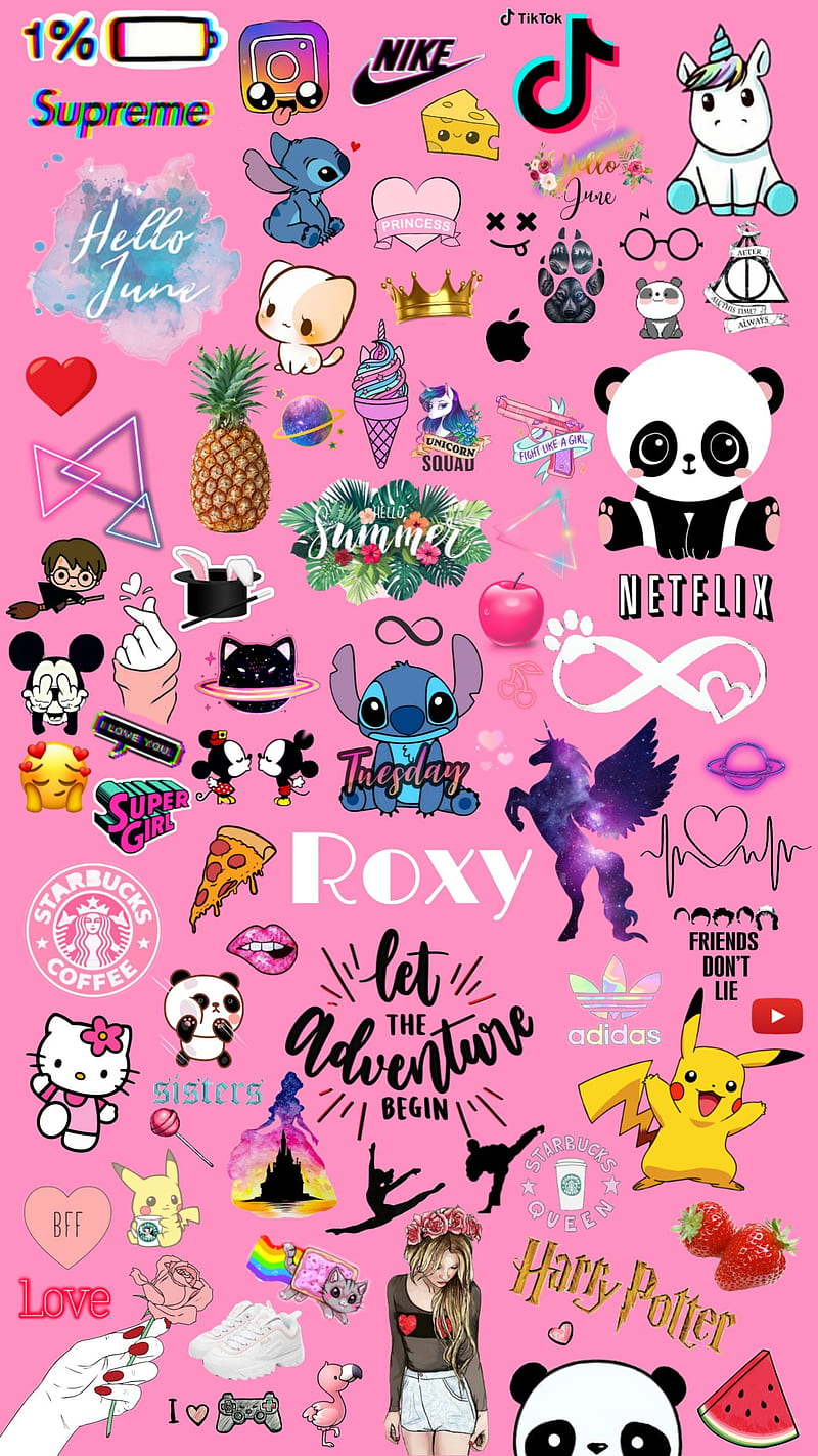Roxy Kawai Kawaii Kawaiii Love Pink Rose Tumblr Tumblrr Vsco Hd Mobile Wallpaper Peakpx