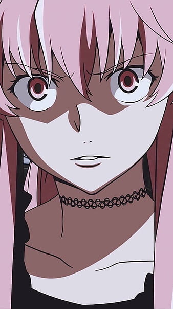  Tomorrow sunny Yandere Anime Girls Dark Horror Blood Ringing  Cell Phone Mirai Nikki Gasai Yuno 24x36 inch Silk Poster Wall Decor:  Posters & Prints