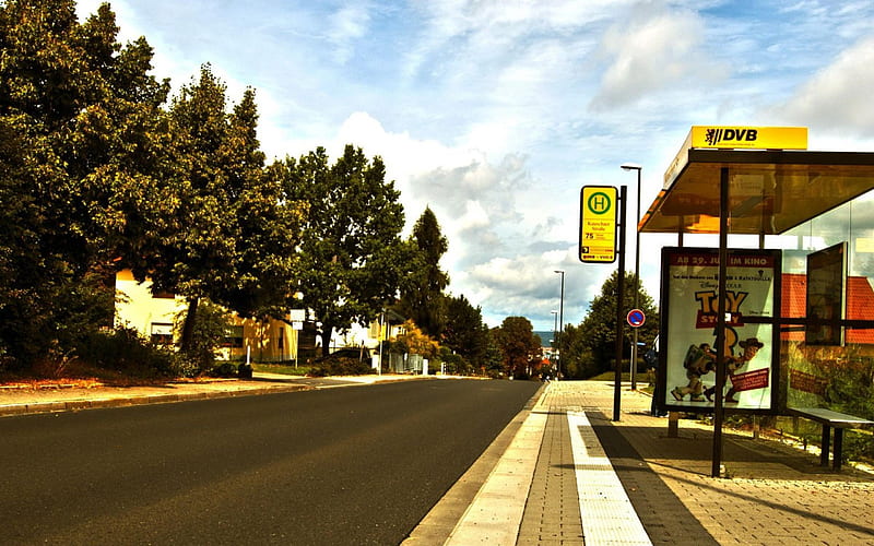 bus stations-City Travel, HD wallpaper