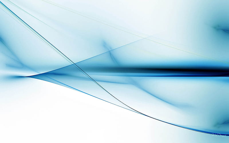 Blue Wave, transparent, firefox persona, blues, abstract, wave, HD wallpaper