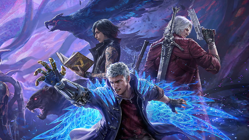 Devil May Cry - Dante and Vergil Digital Art by Azrael Art - Pixels