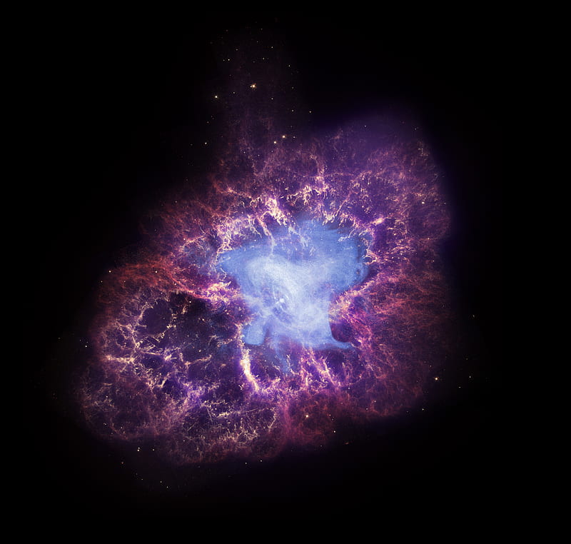 Crab Nebula, m1, stars, nabulae, ngc 1952, space, taurus a, HD wallpaper